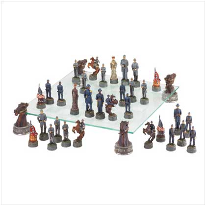 DELUXE CIVIL WAR CHESS SET