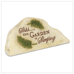 SLEEPING GARDEN STONE/KEYHOLDR