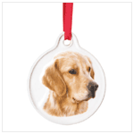 GOLDEN RETRIEVER ORNAMENT