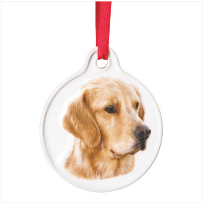 GOLDEN RETRIEVER ORNAMENT