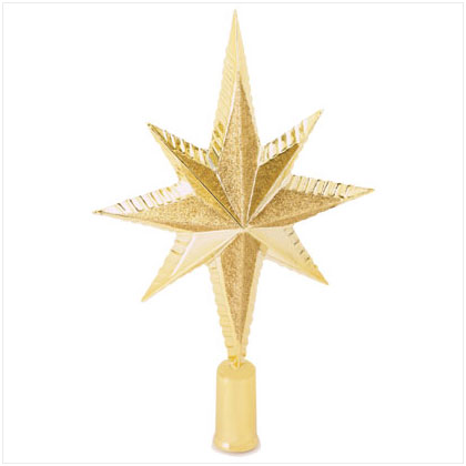 GOLD STAR TREE TOPPER