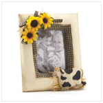 COW FABRIC PHOTO FRAME