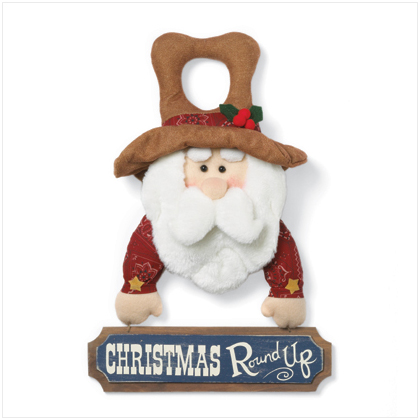 X-MAS ROUND-UP DOOR HANGER