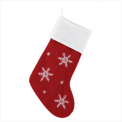 SNOWFLAKE STOCKING