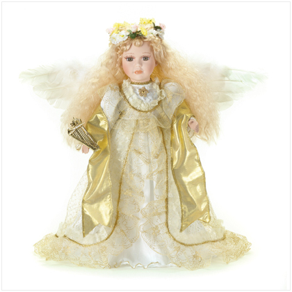 PORCELAIN ANGEL DOLL
