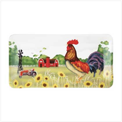 COUNTRY ROOSTER SERVING PLATTR