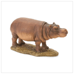POLYRESIN HIPPO FIGURINE-BIG