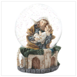 HOLY FAMILY SNOWGLOBE