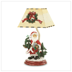 SANTA C-HOLDER W/METAL SHADE