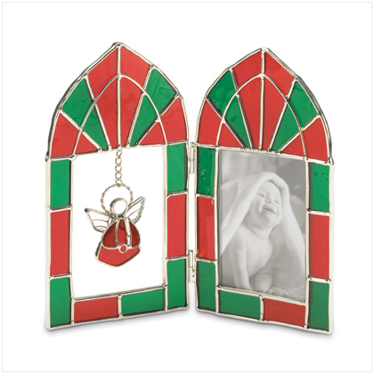 ANGEL STAINED GLASS FRAME
