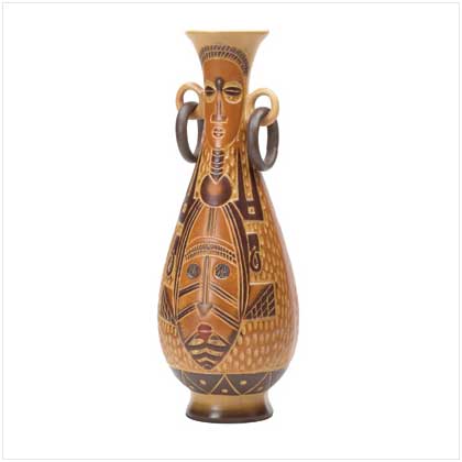 ABTRACT TRIBAL PATTERN VASE