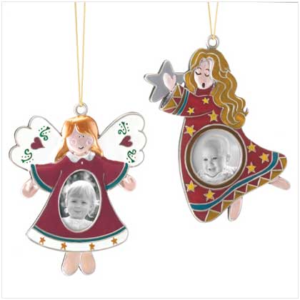 PEWTER ANGEL PHOTO FRAMES