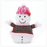 SNOWLADY PLAID MINI BEAN BAG