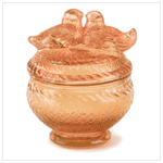 'LOVE BIRD' GLASS CONTAINER