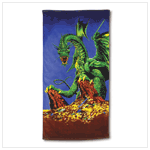 DRAGON PRINT BEACH TOWEL