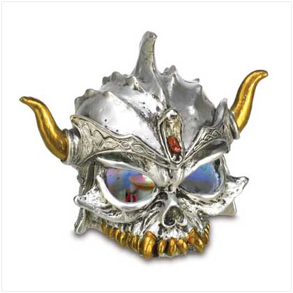 WARRIOR SKULL W/ LED LIGHT