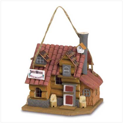 SWISS WOODS BIRDHOUSE