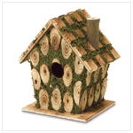 MOSS-EDGED BIRD HOUSE
