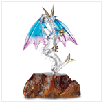 GLASS DRAGON FIGURINE
