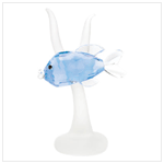 CRYSTAL CUT BLUE FISH