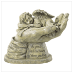 CHERISHED CHERUB STATUE