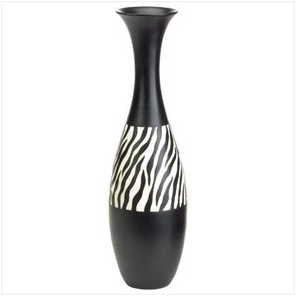 ZEBRA STRIPE VASE