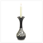 ZEBRA STRIPE CANDLEHOLDER