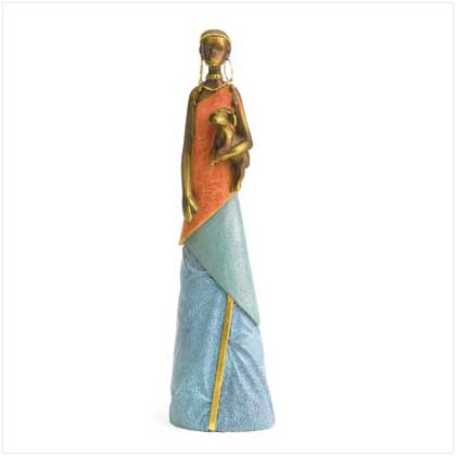 TRIBAL WOMAN WITH LAMB