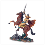 VIKING WARRIOR ON HORSE