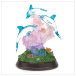 LIGHT-UP DOLPHIN SCULPTURE