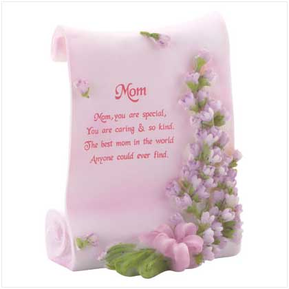 MOM POETIC PLAQUE