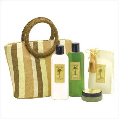 COCONUTLIME TROPICAL BATH TOTE