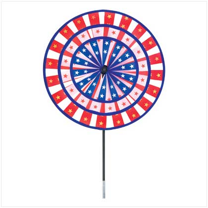 PATRIOTIC WIND WHEEL
