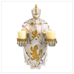 MEDIEVAL KNIGHT CANDLEHOLDER