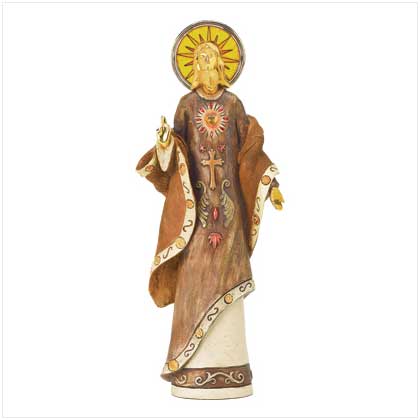 GOLDEN JESUS FIGURINE