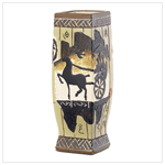 ASIAN GLYPH VASE