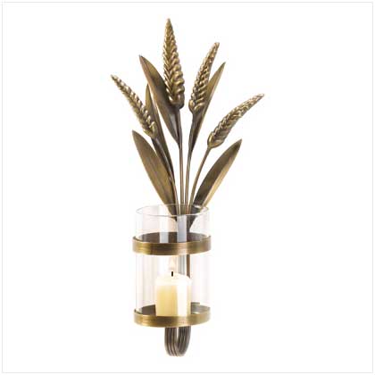 ORNATE SCROLL CANDLE SCONCE