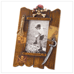 WOOD PIRATE PHOTO FRAME