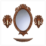 CARVED TUSCAN WALL DECOR ENSEM