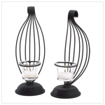 SCROLLWORK CANDLEHOLDER SET