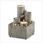 SMALL T-LIGHT PILLAR FOUNTAIN