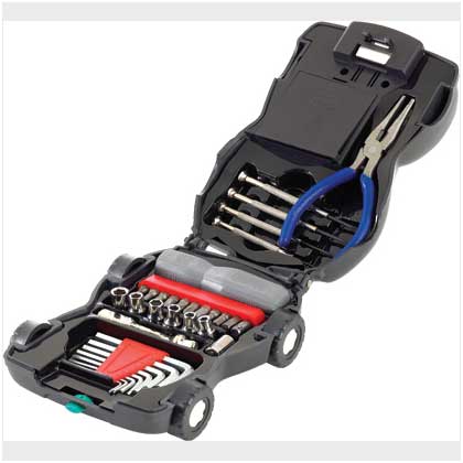 34PC CAR TOOLKIT WITH LIGHT