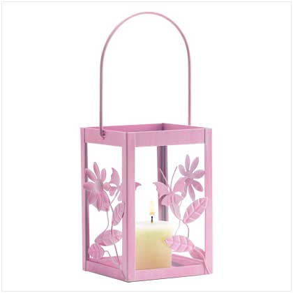 SPRINGTIME PINK CANDLEHOLDER