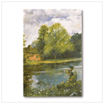 PEACEFUL RIVER CANVAS PRINT