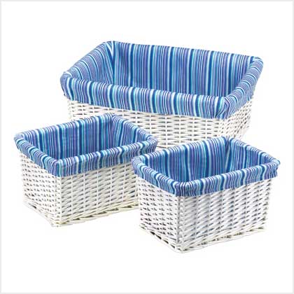 WOVEN WILLOW BASKET TRIO