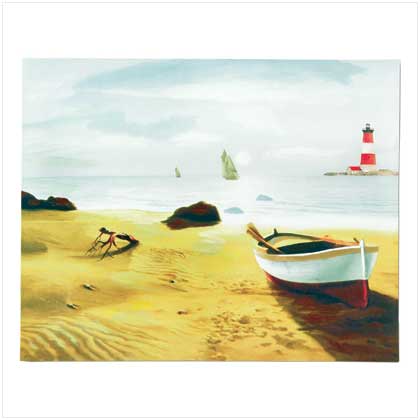 SEASIDE SCENE CANVAS PRINT
