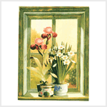 FLORAL POTTED PLANTS PRINT
