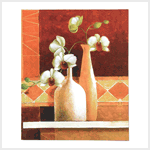 ORCHID VASE CANVAS PRINT