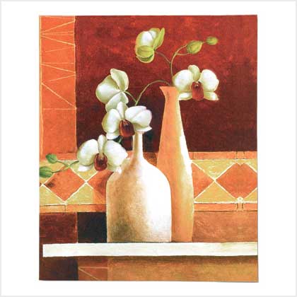 ORCHID VASE CANVAS PRINT