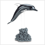 LEAPING DOLPHIN FIGURINE